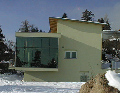 außenansicht wohnanlage hungerburg über innsbruck